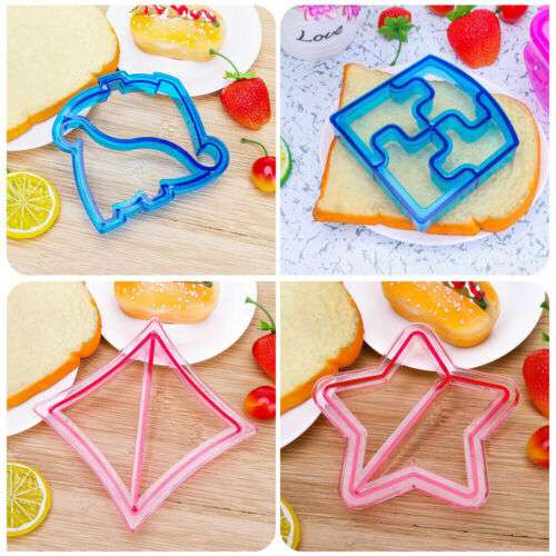 16-Piece Sandwich Cutter Set for Kids - Fun DIY Toast & Bread Molds - Creative Food Shapers for School Lunches & Party Snacks - Perfect Christmas Gift for Children