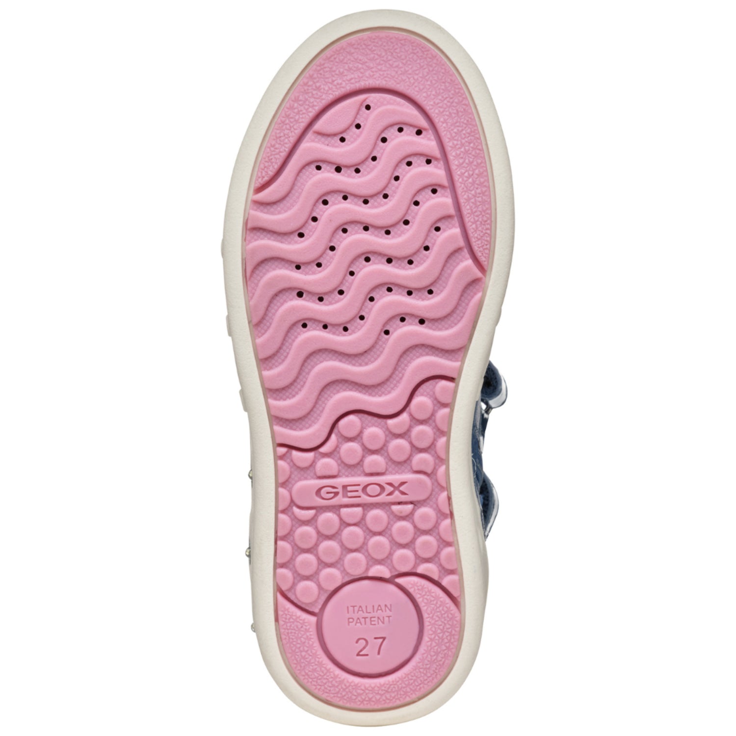 Geox Skylin Blue Kids Sneakers - Breathable Lightweight School Shoes for Boys & Girls - Perfect for Running, Walking & Outdoor Play