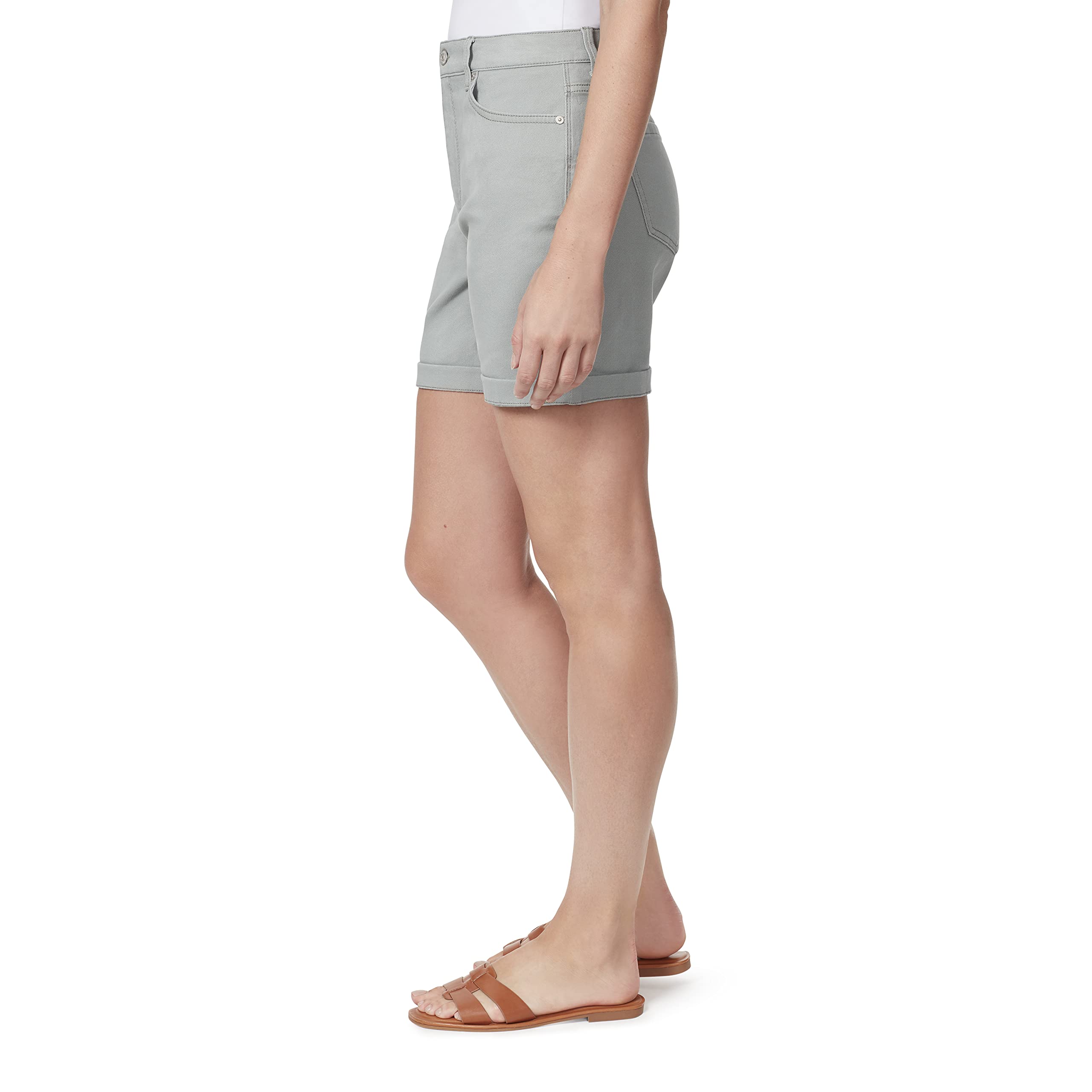 Gloria Vanderbilt Women's Amanda Classic Denim Shorts - Comfortable High Waist Jean Shorts for Casual Wear, Summer Outfits & Beach Vacations
