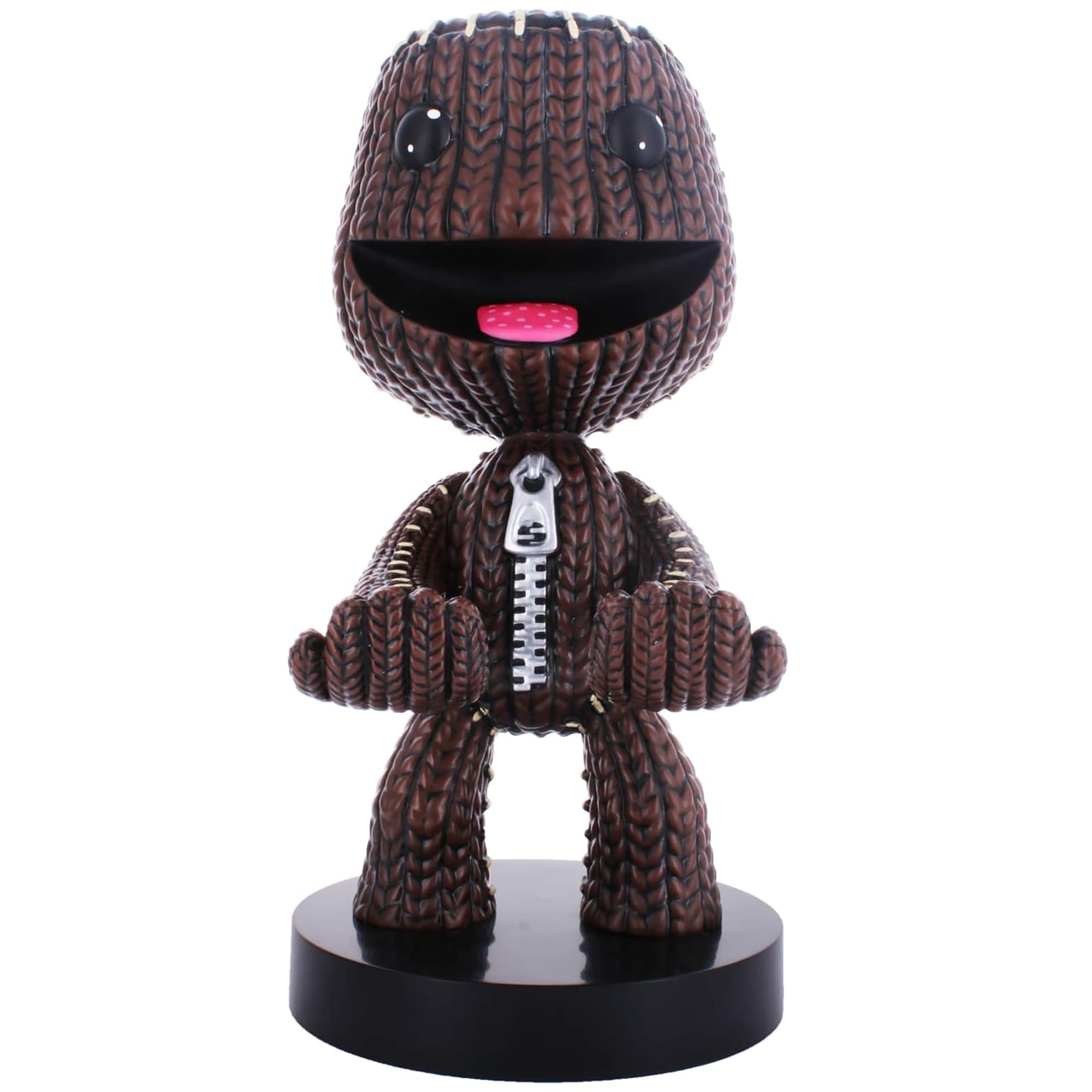 Sackboy: A Big Adventure Licensed Gaming Phone & Controller Stand - Sony Official Cable Guys Figure - Perfect for PS5 Gaming Setup & Desk Organization