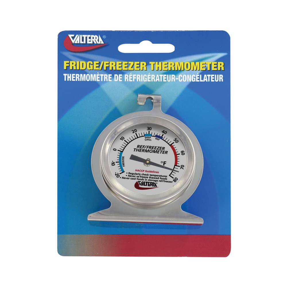 Valterra A10-2620VP Digital Refrigerator Freezer Thermometer - Accurate Temperature Monitor for Food Safety in Kitchen, RV & Camping
