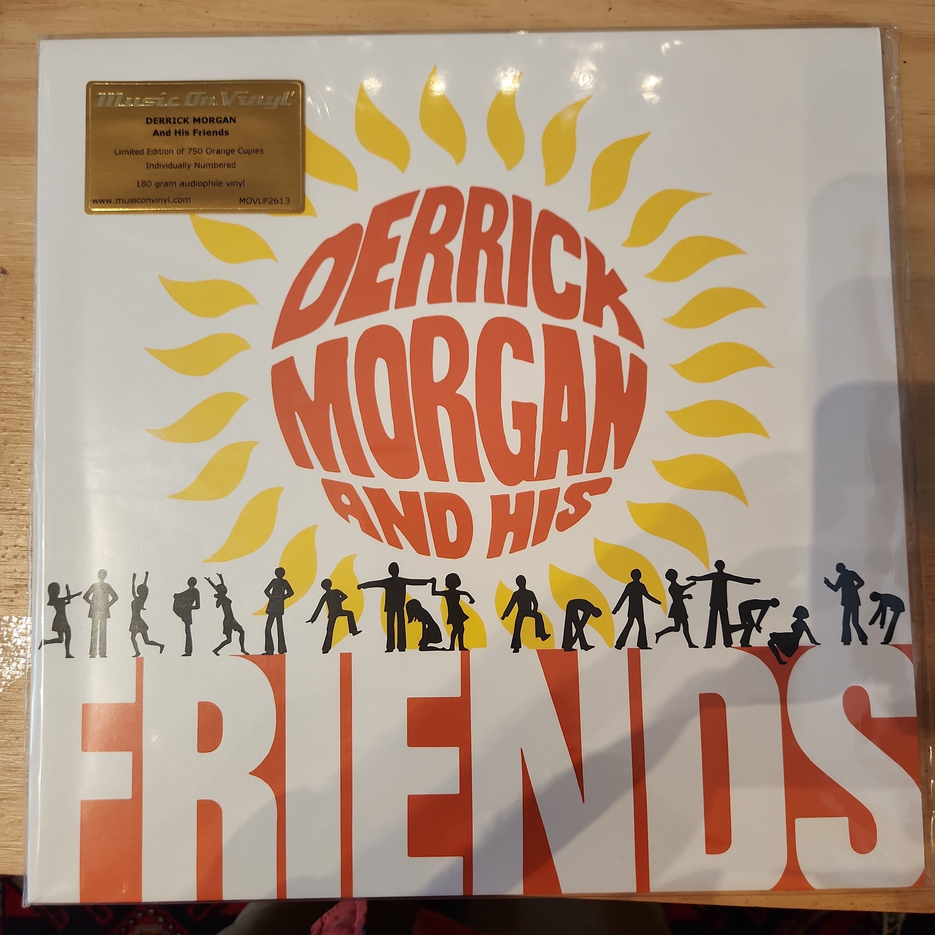 Derrick Morgan and His Friends Limited Edition Colored Vinyl Record - Perfect for Music Collectors, DJs, and Vintage Vinyl Enthusiasts