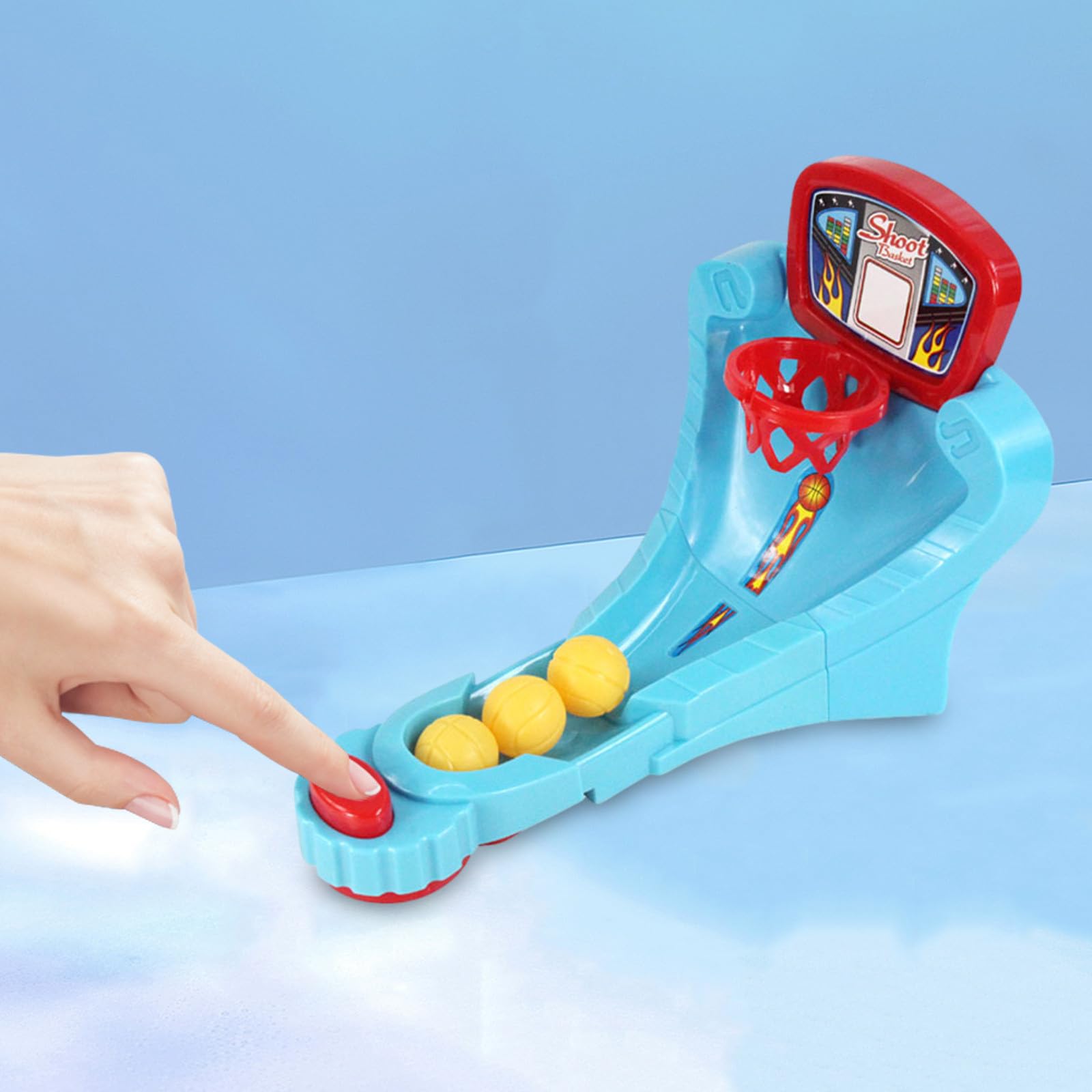 Mini Basketball Shooting Game Set - Fun Desktop Table Basketball Toy for Kids & Adults | Stress Relief & Hand-Eye Coordination Training | Perfect for Office, Home, Classroom & Party Games