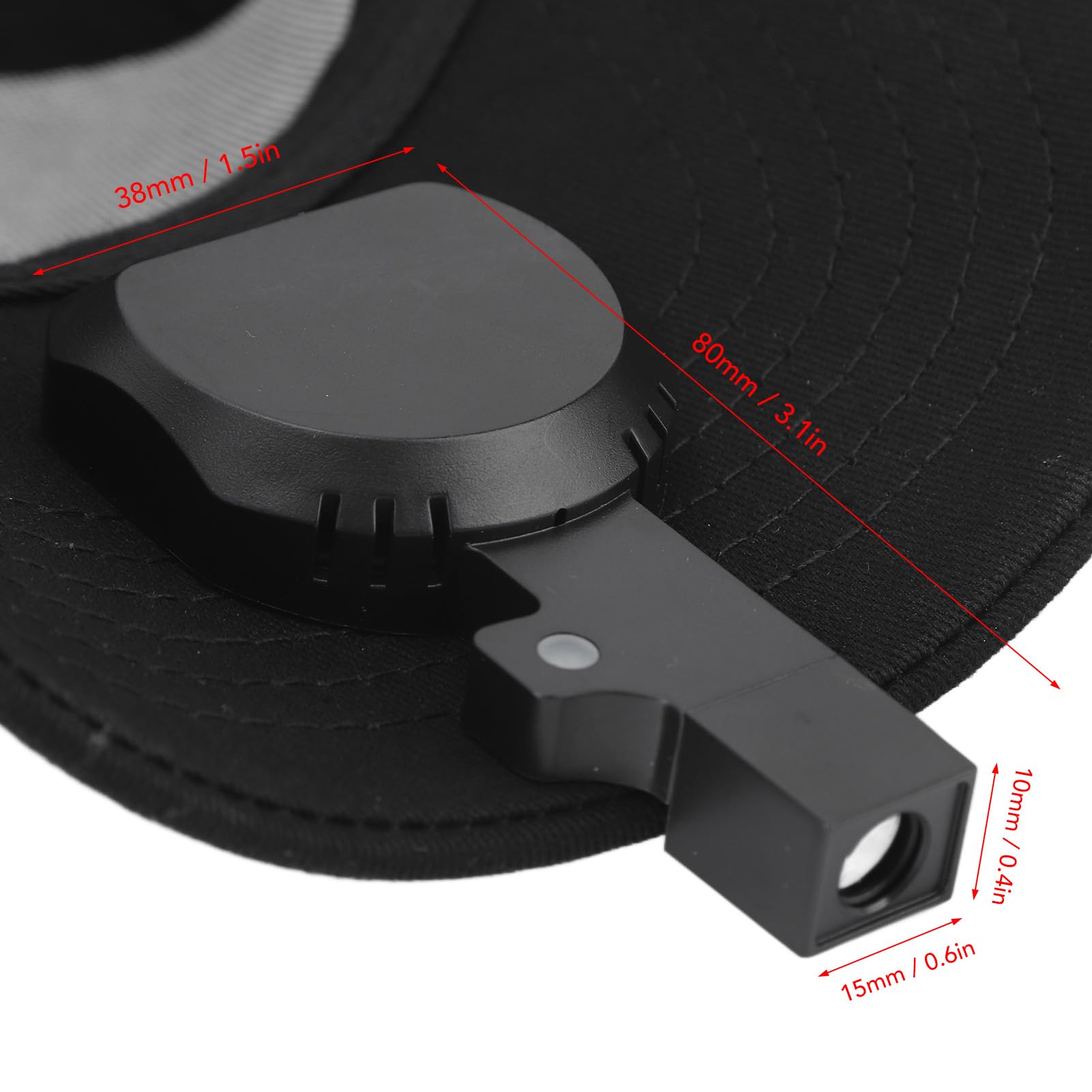 1080P USB Sports Action Camera Baseball Cap - 120° Lens Angle, 200 Min Battery Life for Cycling, Driving & Outdoor Activities | Wearable DV Camera for Riding, Recording Adventures & Action Shots