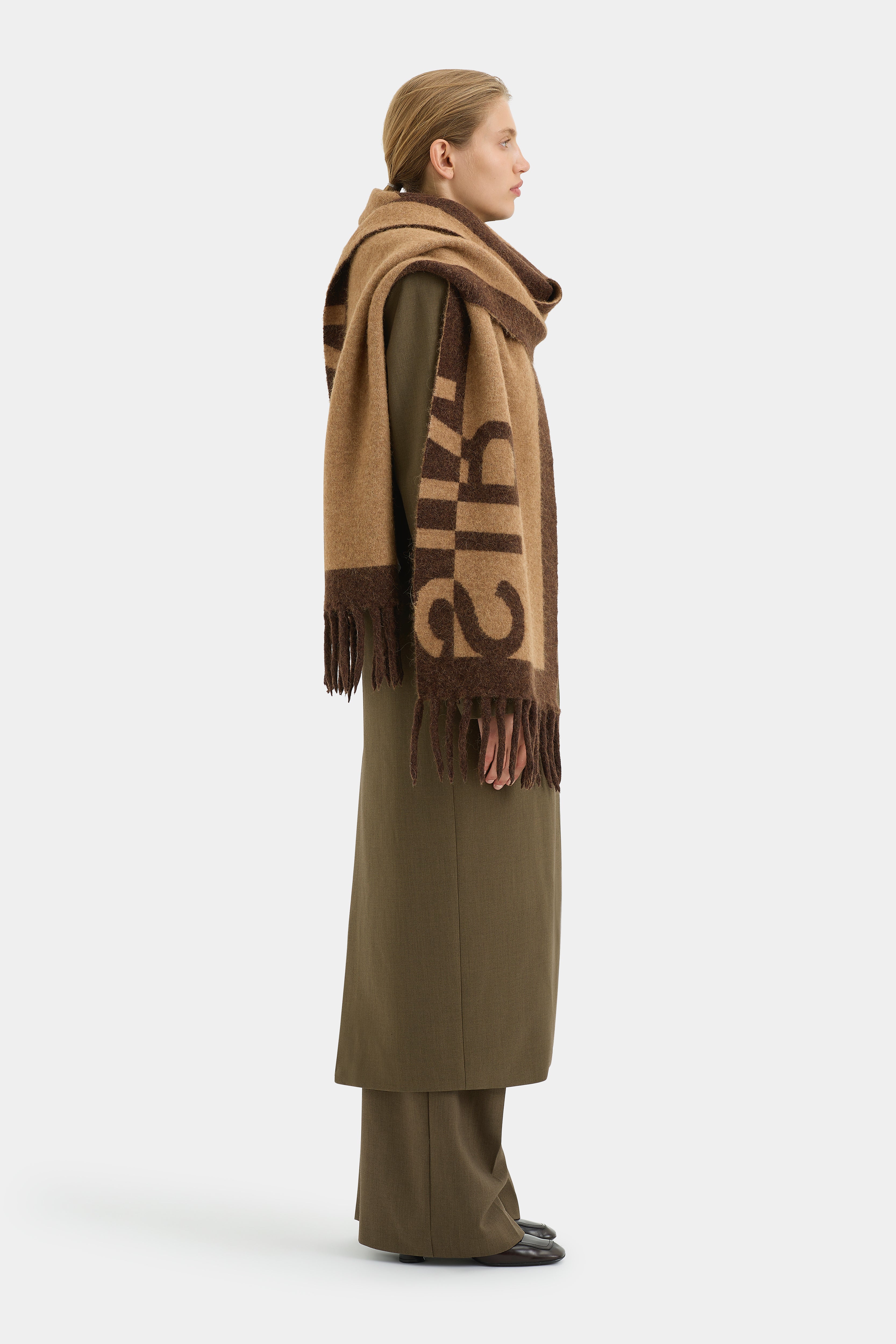 Angelo Chocolate Brown Scarf - Soft & Warm Winter Accessory for Women & Men - Perfect for Cold Weather, Outdoors & Fashion