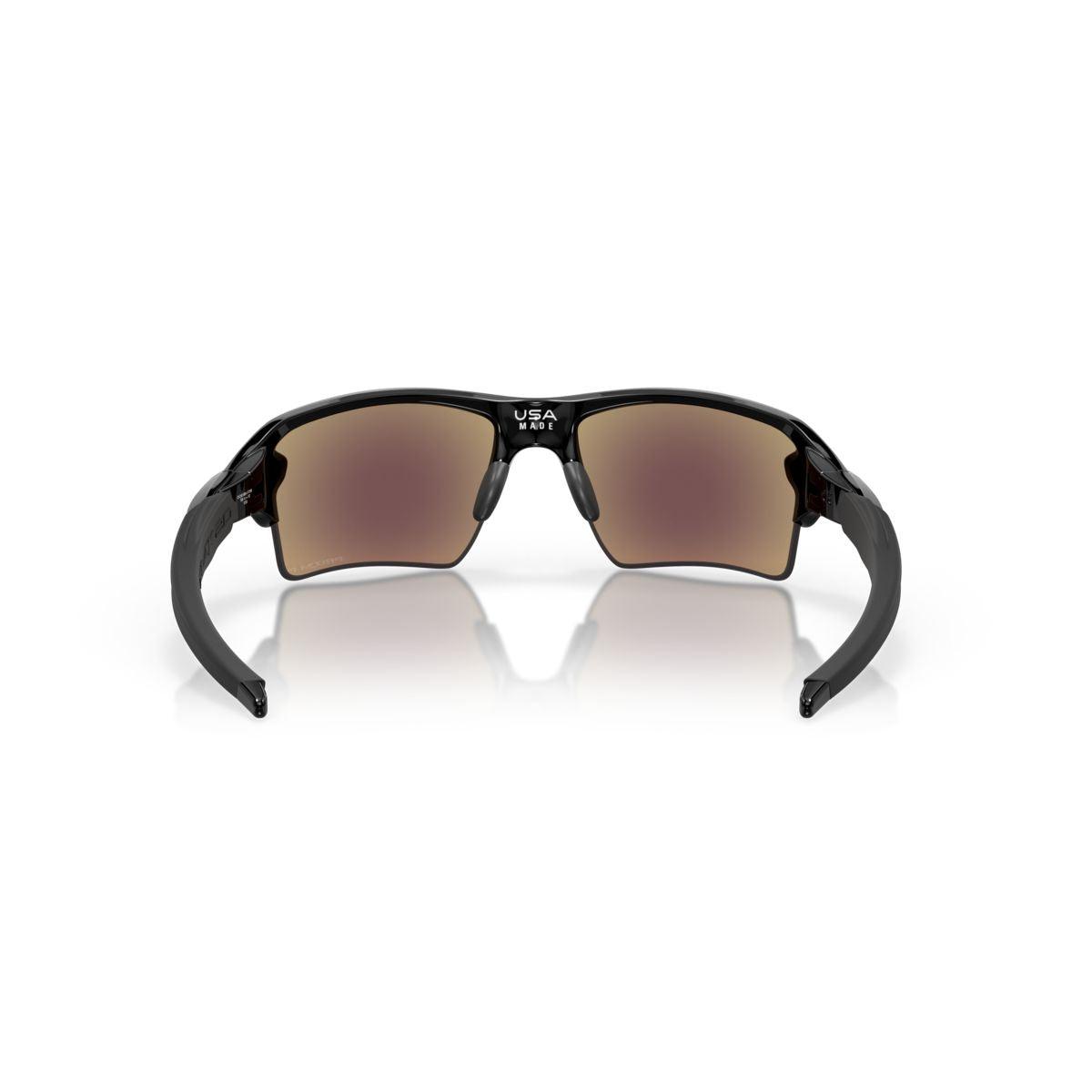 Oakley Flak 2.0 XL Sunglasses - Polished Black Frame with Prizm Sapphire Polarized Lenses (0OO9188 9188F7) - Perfect for Running, Cycling & Outdoor Sports