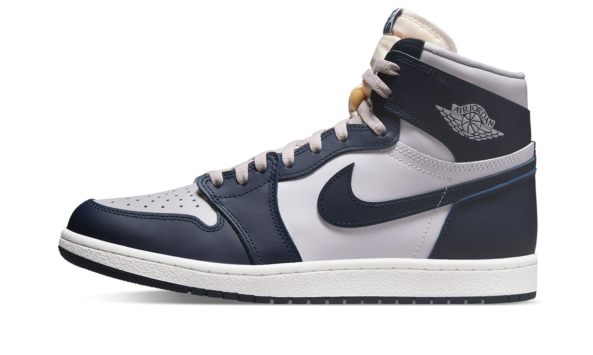 Jordan Men's Air 1 High 85 Basketball Shoes BQ4422-400 Georgetown Blue - Size 8.5 - Retro Sneakers for Casual Wear & Street Style