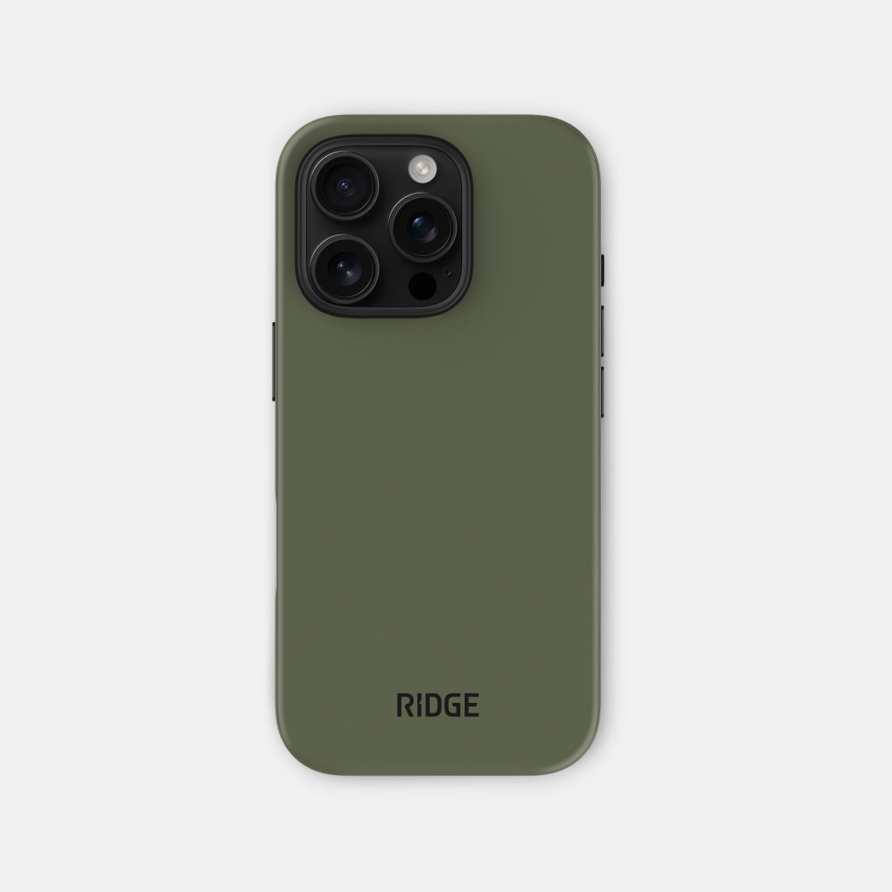 Premium Matte Olive iPhone 16 Pro Case - Slim Protective Cover with Anti-Slip Grip | Perfect for Work, Travel & Everyday Use