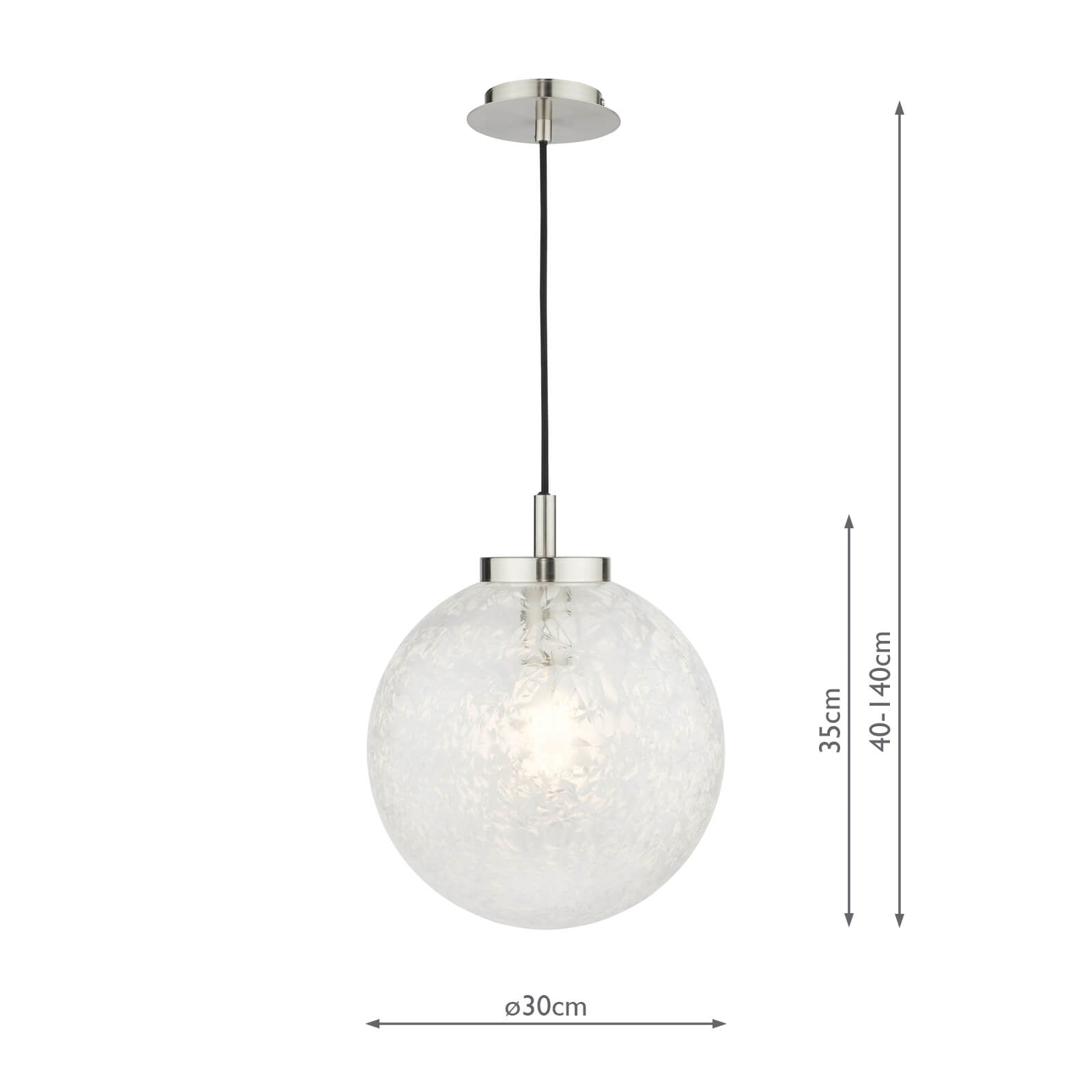Avari 1-Light Modern Pendant Light Fixture - Satin Brass Finish with Clear Frosted Glass Shade - Perfect for Kitchen Island, Dining Room, or Entryway Lighting