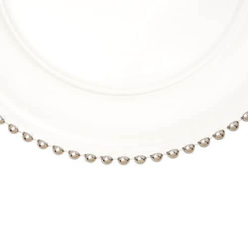 Beaded Rim Silver