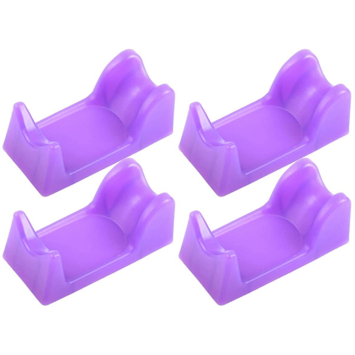 FRCOLOR 4-Piece Nail Drill Bit Holder & Organizer Stand - Electric Manicure Tools Accessories for Professional & Home Nail Care - Perfect for Salons, DIY Nail Art, and Travel Manicure Kits