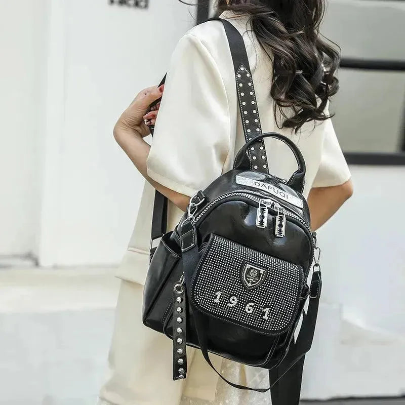 Premium Genuine Leather Backpack for Women - Stylish & Durable Travel Laptop Bag - Perfect for Work, College & Everyday Use