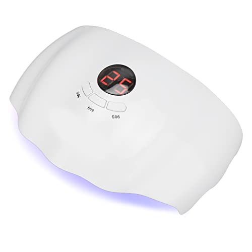 A K Homes 36W Dual Light UV LED Nail Lamp - Gel Polish Dryer with 3 Timer Settings, 15 LED Chips, Scratch Resistant for Salon & Home Use | Perfect for Acrylic & Gel Nail Polish Drying, Manicures & Pedicures