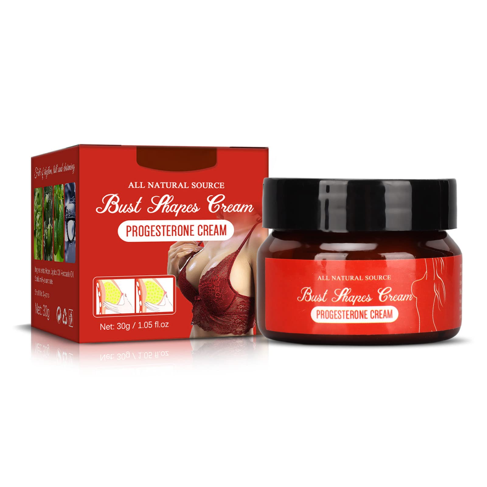 Natural Breast Massage Cream for Fuller & Firmer Bust - Nourishing & Lifting Enhancement Cream for Women | Daily Bust Care & Skin Hydration | Perfect for Massage, Post-Pregnancy Care & Confidence Boosting