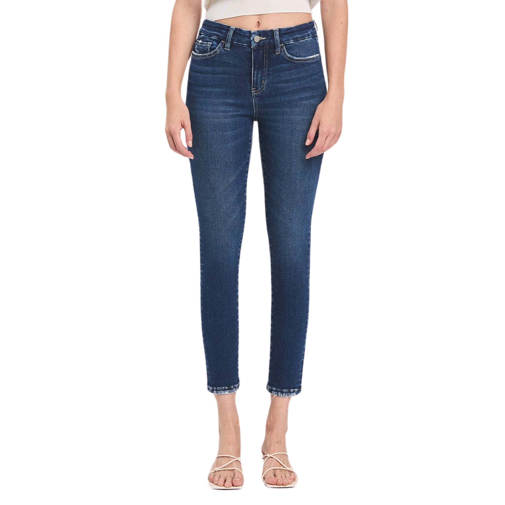 Best High Rise Skinny Jeans for Women - Dark Wash Denim Pants, Slim Fit Stretch Comfort, Trendy Casual & Work Outfits