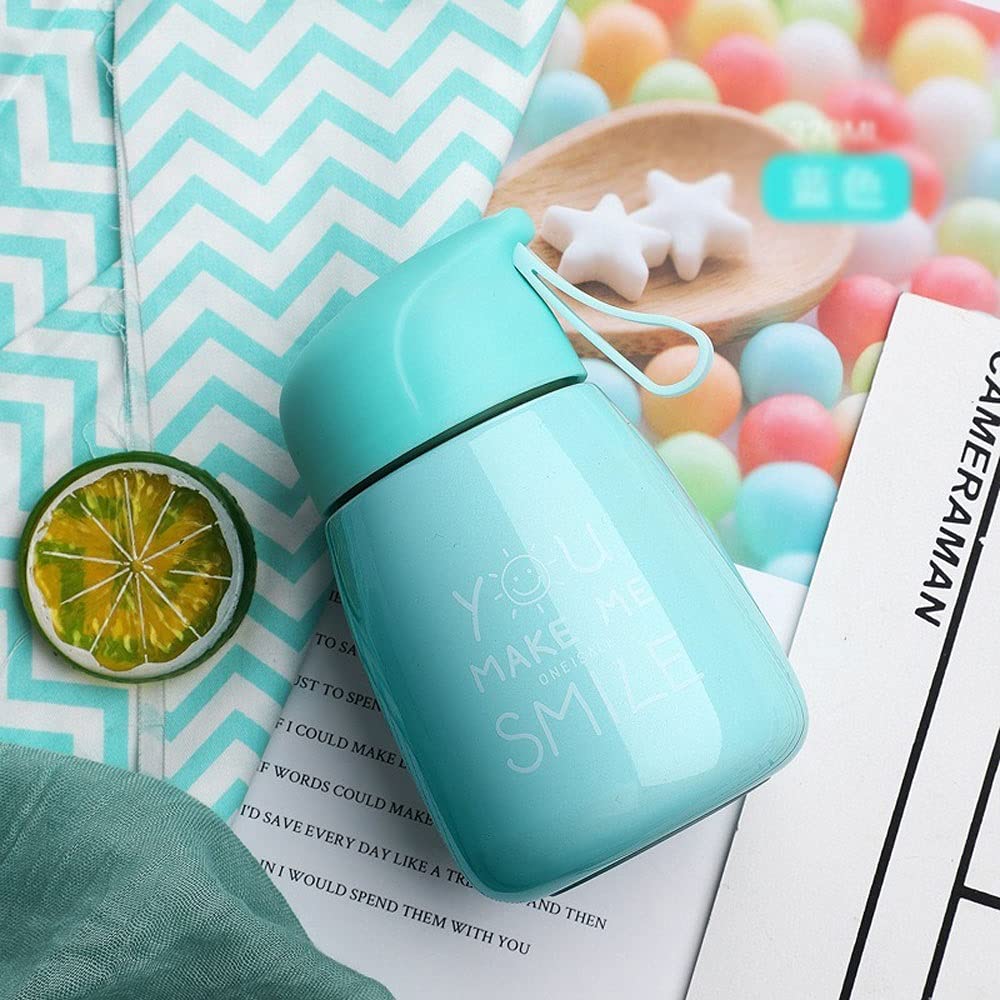 Stainless Steel Vacuum Insulated Water Bottle 320ml - Cute Thermal Flask for Kids & Girls, Leakproof & Portable, Perfect for School, Travel & Outdoor Activities (Color: C)