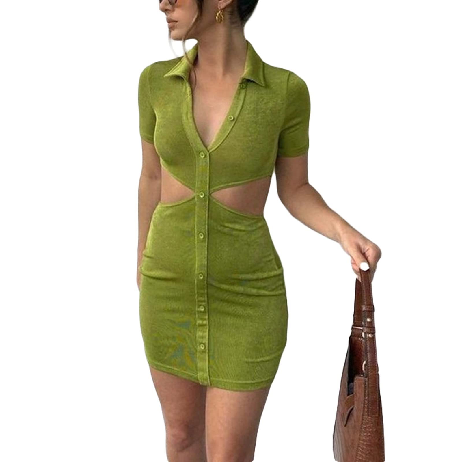 Y2K Vintage Sexy Dress for Women - 90s Retro Print Slim Fit Hot Dress, Summer Streetwear Fashion | Perfect for Parties, Clubbing & Casual Outings