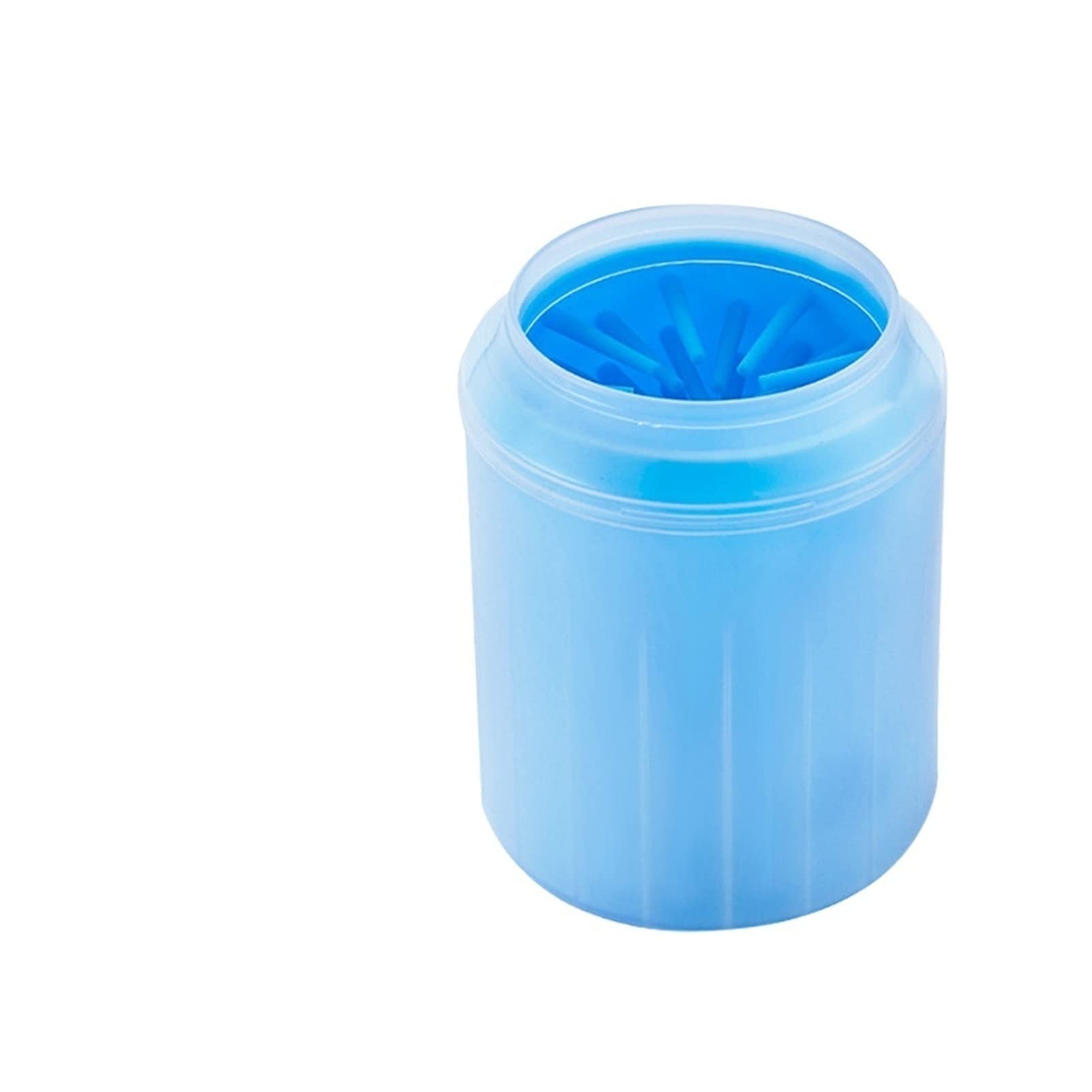 Dog Paw Cleaner - Soft Silicone Pet Paw Cleaning Cup for Dogs & Cats | Gentle Foot Brush for Mud & Dirt Removal | Large Size, Blue | Perfect for Post-Walk Cleaning & Indoor Use
