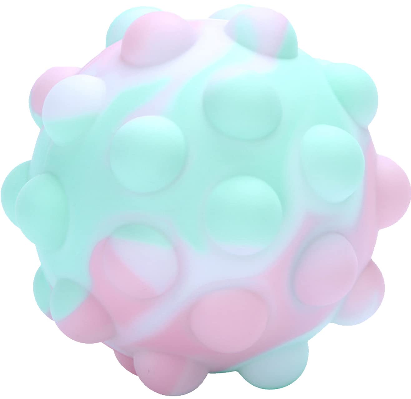 **Sikye Pop It Fidget Toy - Mini Push Bubble Sensory Popper for Stress Relief, Autism, ADHD - Infinity Ball for Kids, Girls & Adults - Great for Anxiety & Focus - (Pink)**    *(Perfect for Home, Office, School & Travel - Fun Stress Reliever for All Ages!)*