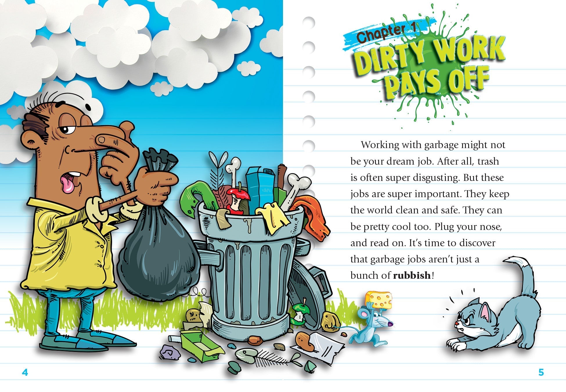 Disgusting Garbage Jobs: Unusual Careers Book for Kids - Perfect for Classroom Learning & STEM Career Exploration