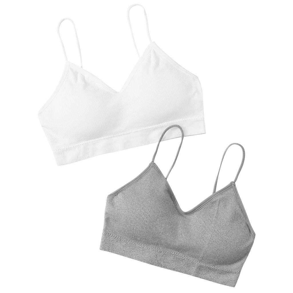 Women's Comfortable Bras & Underwear Set - Sexy Lingerie 2PC Cup Camisole Vest for Everyday Wear, Sleepwear & Intimate Moments
