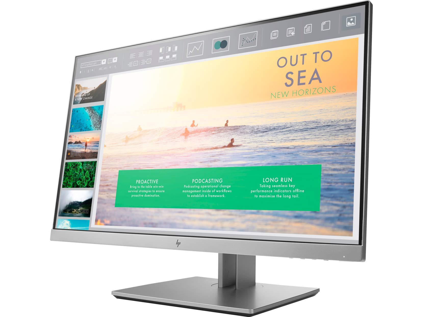 HP EliteDisplay E233 23-Inch Full HD IPS Monitor - 1920x1080 Resolution, Adjustable Stand, VESA Mountable - Perfect for Home Office, Gaming & Professional Workstations
