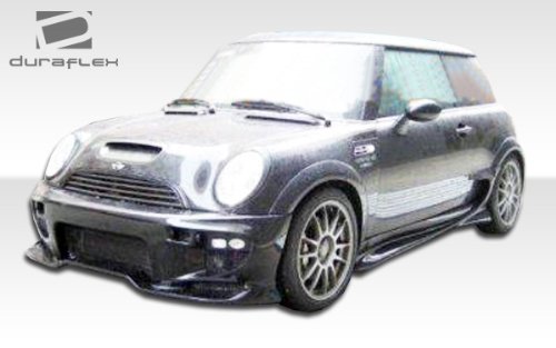 Duraflex Vader Side Skirts for 2002-2006 Mini Cooper & 2005-2008 Convertible R52 - 2 Piece Body Kit - Enhance Style & Aerodynamics for Street & Show Cars
