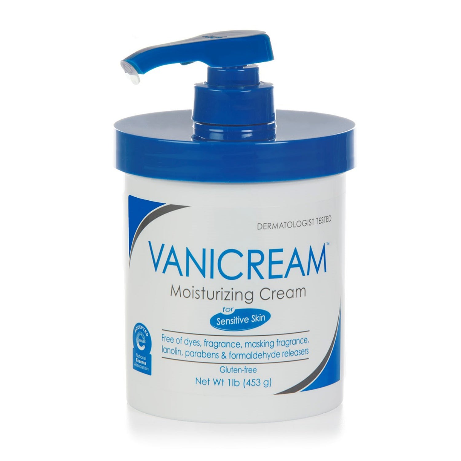 Vanicream Moisturizing Cream for Dry Skin - Fragrance-Free & Hypoallergenic Face & Body Lotion - Dermatologist Recommended for Sensitive Skin, Eczema & Psoriasis Relief - Perfect for Daily Hydration & Nighttime Skincare Routine