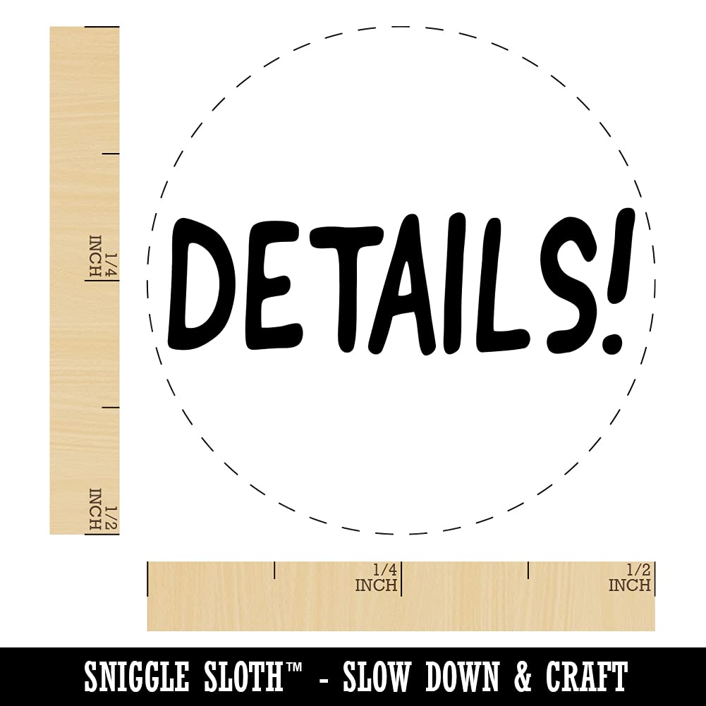 Self-Inking Rubber Stamp with Orange Ink - 1/2 Inch Mini Stamp for Crafting, Scrapbooking & Planner Decoration - Perfect for DIY Projects, Office Use & Gift Wrapping