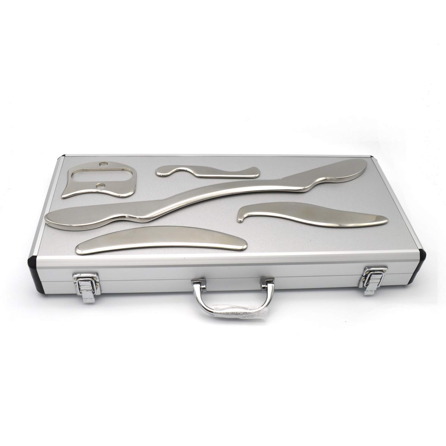 RODEREK 5pcs Stainless Steel Gua Sha Tools - IASTM Therapy for Myofascial Release & Soft Tissue Mobilization