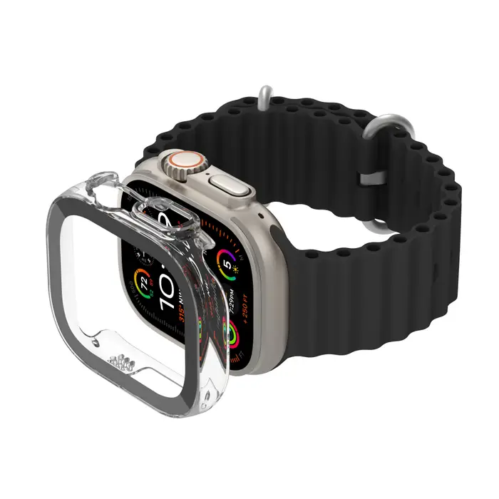 Belkin Screen Protector for Apple Watch Ultra - Tempered Glass, Anti-Scratch, HD Clear - Perfect for Workouts, Swimming & Outdoor Activities