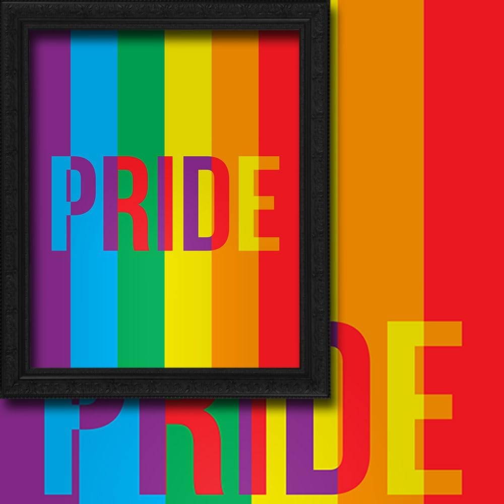 Rainbow LGBTQ Pride Curtains - Gay Parade Freedom Equality Love Theme Window Drapes - 52