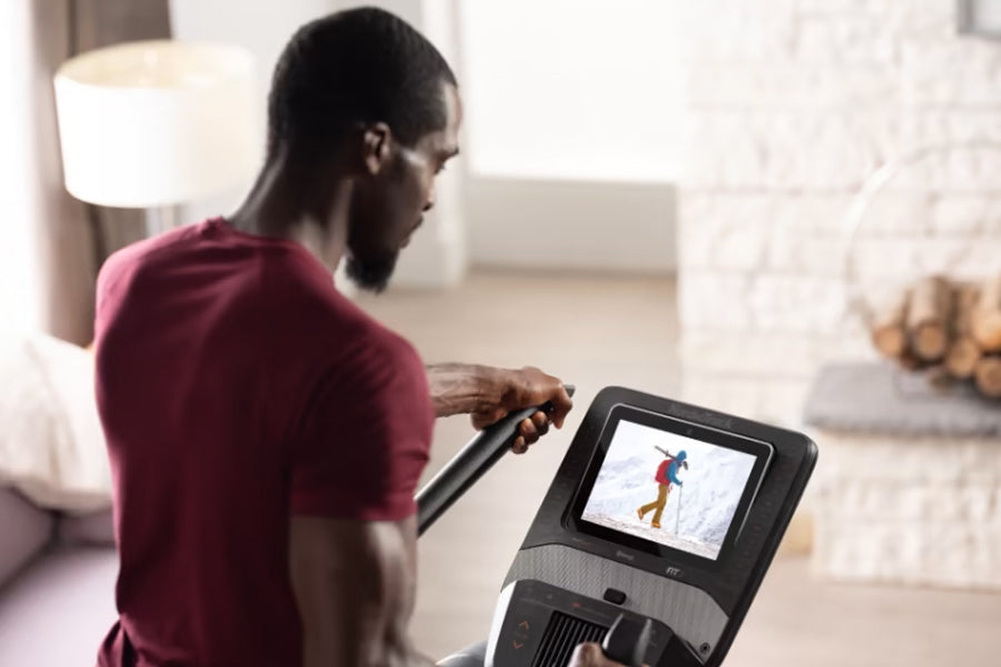 NordicTrack FS10i Elliptical Machine - Low Impact Cardio Trainer for Home Gym with Silent Stride Technology | Perfect for Small Spaces & Full-Body Workouts