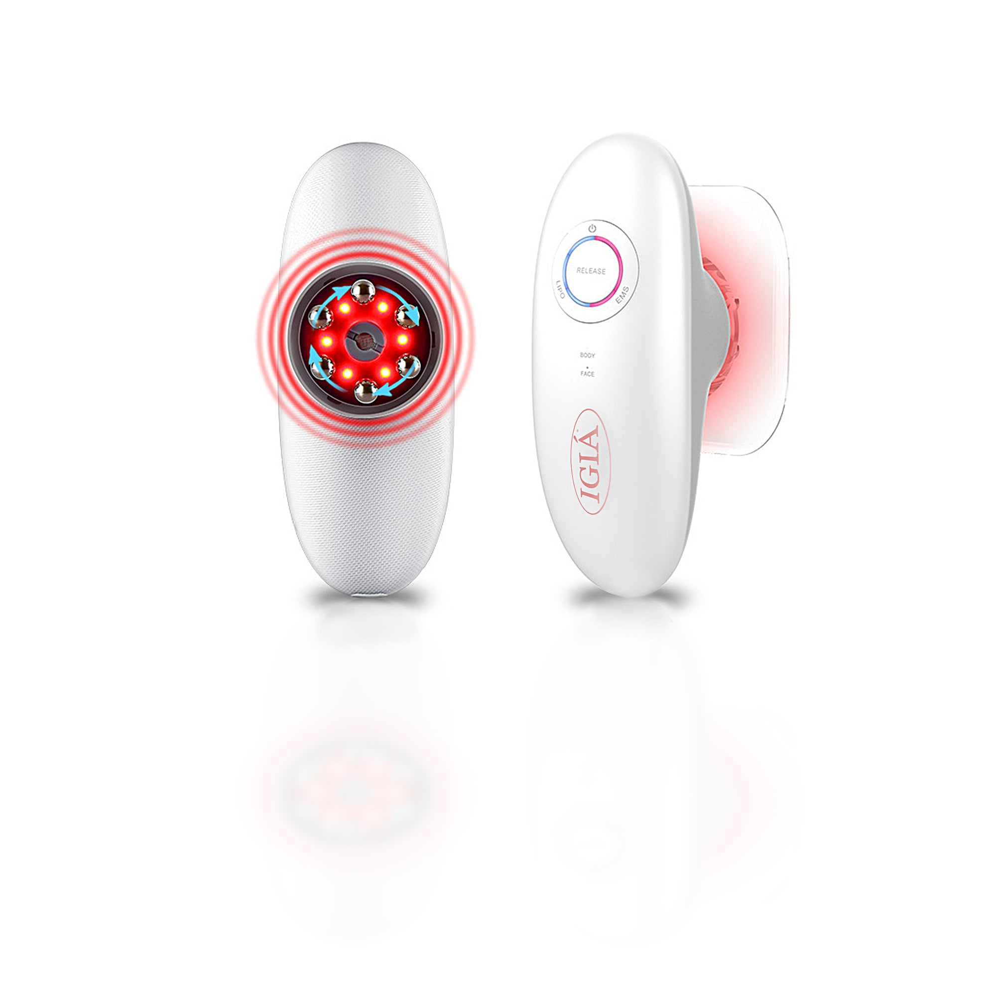 IGIA 4-in-1 Body Toning, Firming & Sculpting Massager - Professional Muscle Stimulator for Home Gym, Post-Workout Recovery & Spa Relaxation