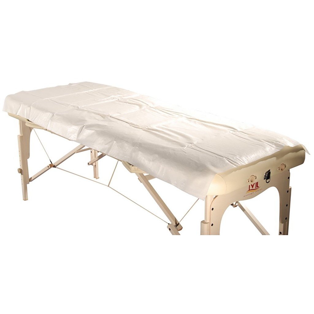 Premium Disposable Waterproof Massage Table Sheets - Pack of 10 | Poly Backing for Professional Massage Therapy, Spa, and Chiropractic Use - Soft, Hygienic, and Leak-Proof Treatment Table Covers
