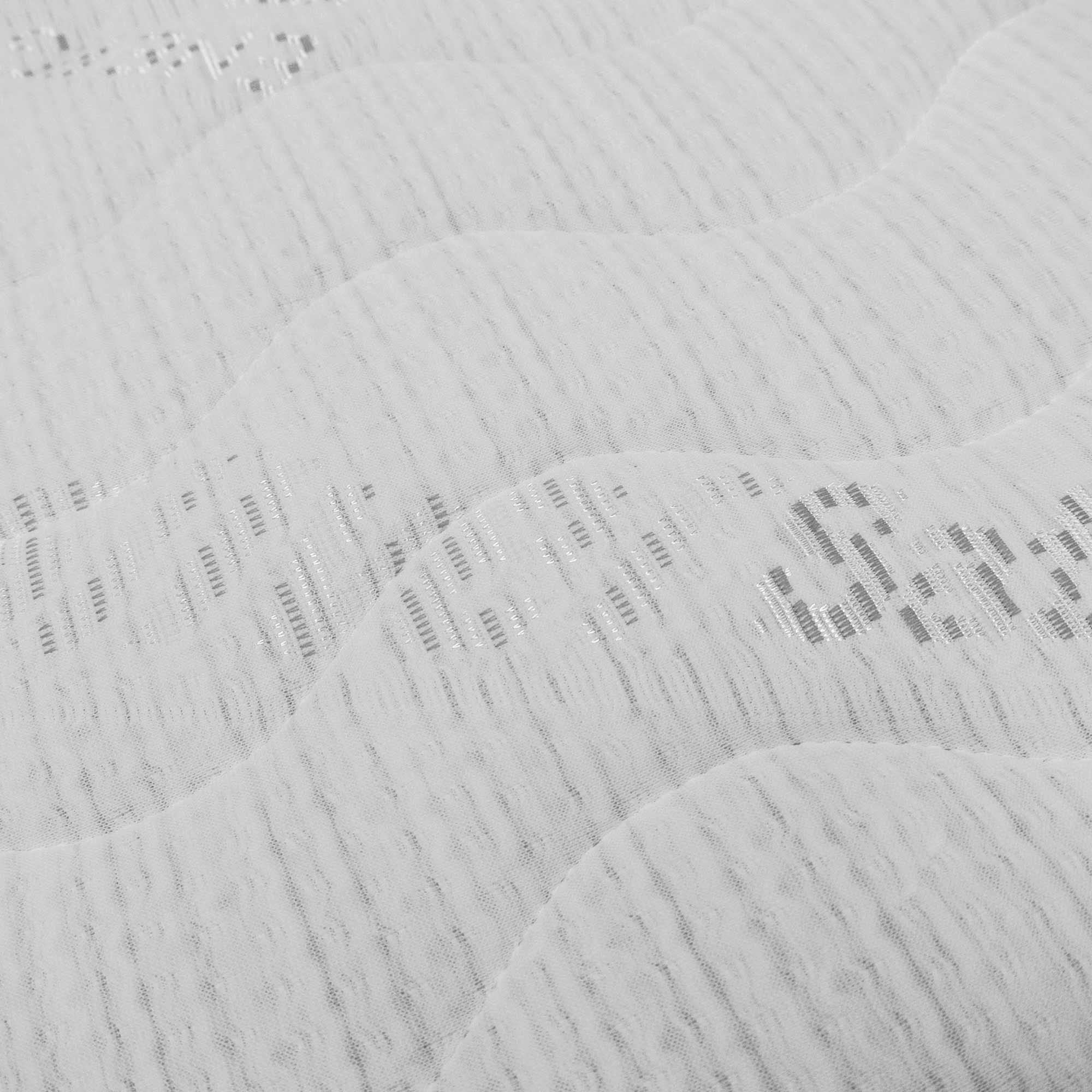 Baldiflex Memory Foam Mattress 140x190cm - Orthopedic, Anti-Bacterial, Non-Deformable with Silver Safe Cover for Couples | Perfect for Back Pain Relief & Allergy Sufferers