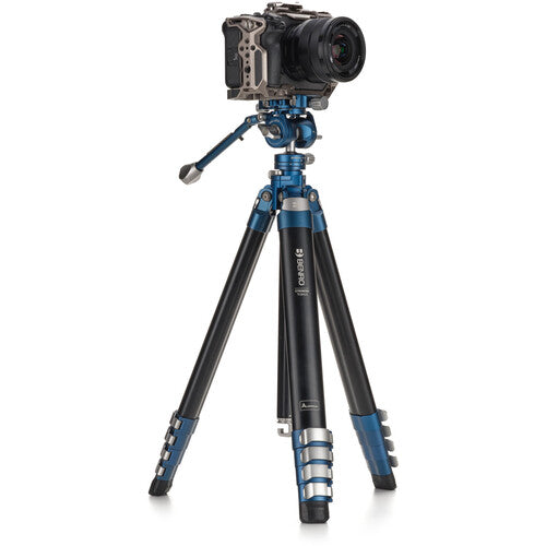 Benro CyanBird AL 2 Series 5-Section Aluminum Tripod with FS20PROC501 Hybrid Photo/Video Head - Professional Camera Support for Travel, Landscape & Studio Photography