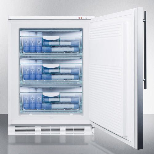 Accucold 24-Inch Wide All Freezer VT65ML7SSHV - Energy Efficient Upright Freezer for Home, Garage, or Basement Storage