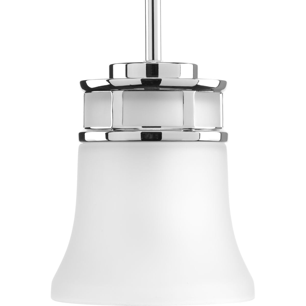 Cascadia Collection One Light Etched Glass Mini Pendant Light - Modern Ceiling Fixture for Kitchen Island, Dining Room & Bedroom Lighting