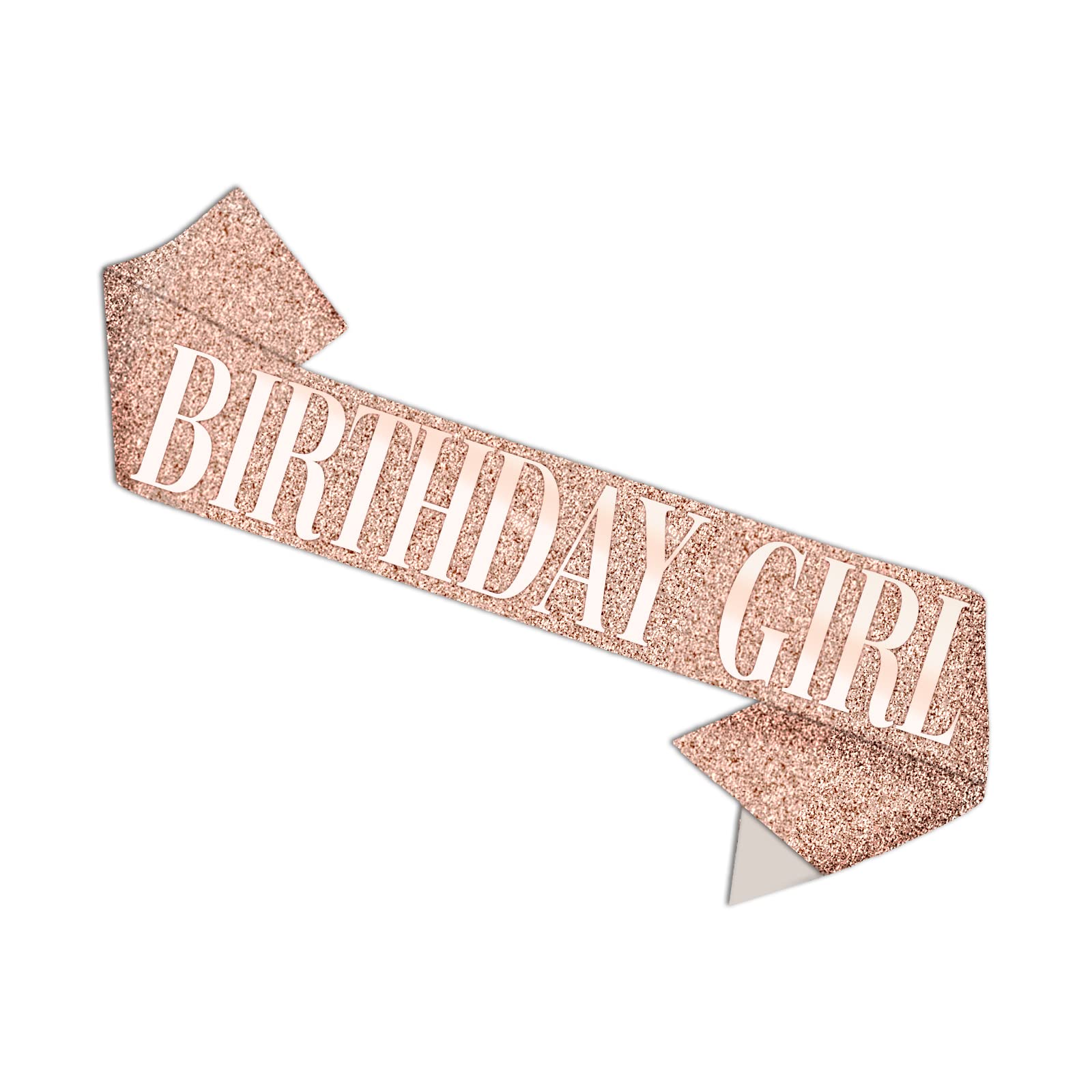 Rose Gold Birthday Girl Sash - Elegant Party Favor for Birthday Celebrations & Special Events - Perfect for Women's Birthday Parties, Bachelorette & Bridal Showers