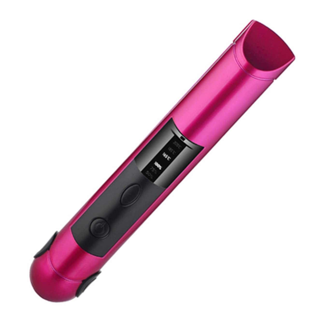 2 in 1 Hair Straightener & Curler - USB Rechargeable Flat Iron & Curling Iron for All Hair Types | Perfect for Travel, Home Use & Salon Styling