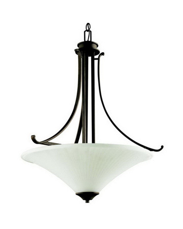 Kichler Lighting 42081 OZ Two-Light Pendant Chandelier in Olde Bronze Finish - Elegant Dining Room & Kitchen Island Lighting Fixture