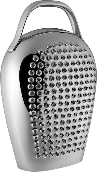 Alessi Cheese Grater - Stainless Steel Rotary Cheese Shredder for Parmesan, Cheddar & Hard Cheeses - Perfect for Pasta, Salads & Cooking at Home