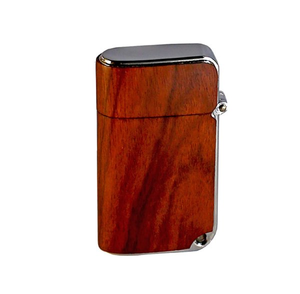 Brizard & Co Nano Series 2 Rosewood Torch Flame Cigar Lighter - Premium Butane Lighter for Cigars, Perfect for Outdoor Use & Gifts