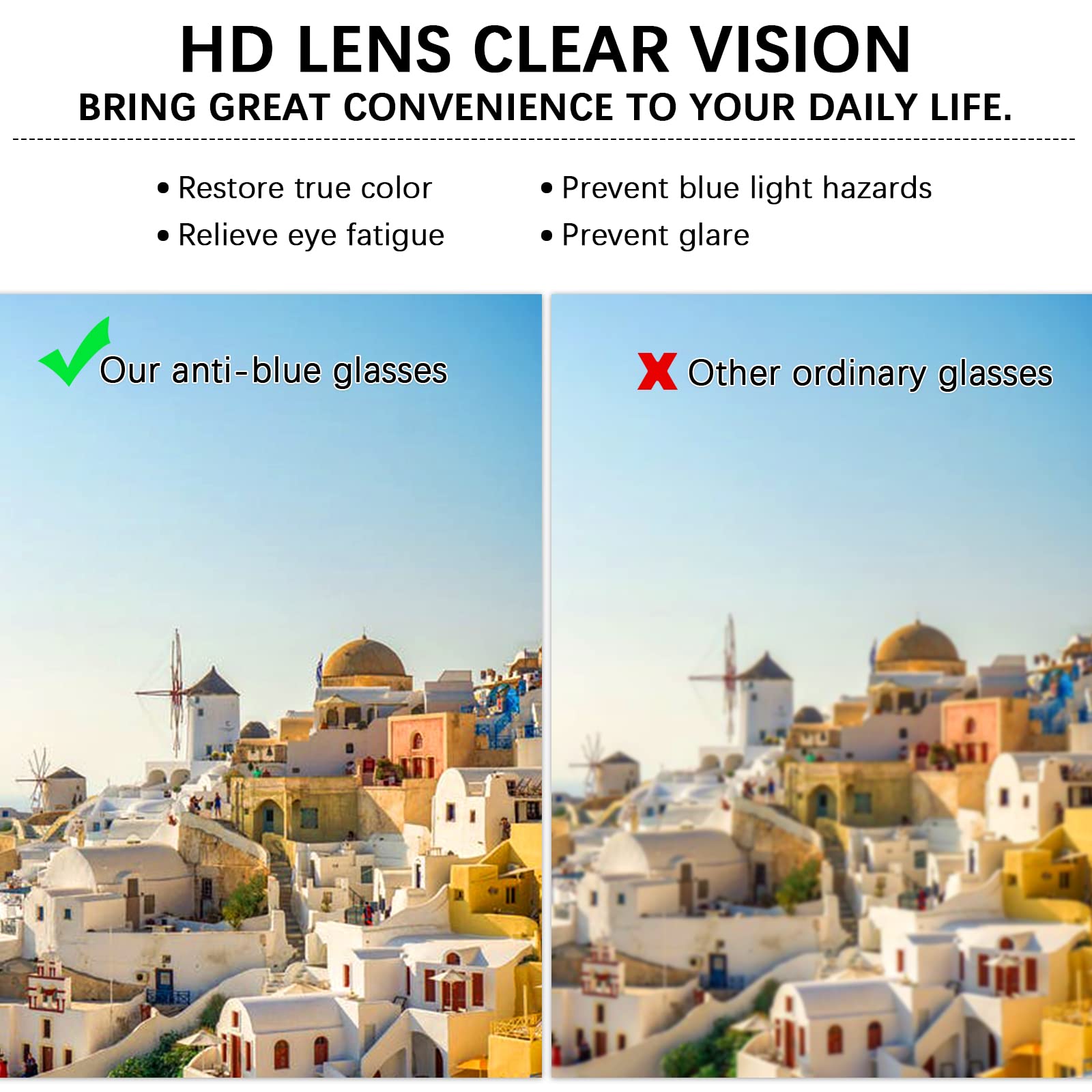 Blue Light Blocking Reading Glasses for Men - Progressive Multifocal Computer Glasses with Spring Hinge & Half Metal Frame - Perfect for Office Work, Screen Use and Daily Reading