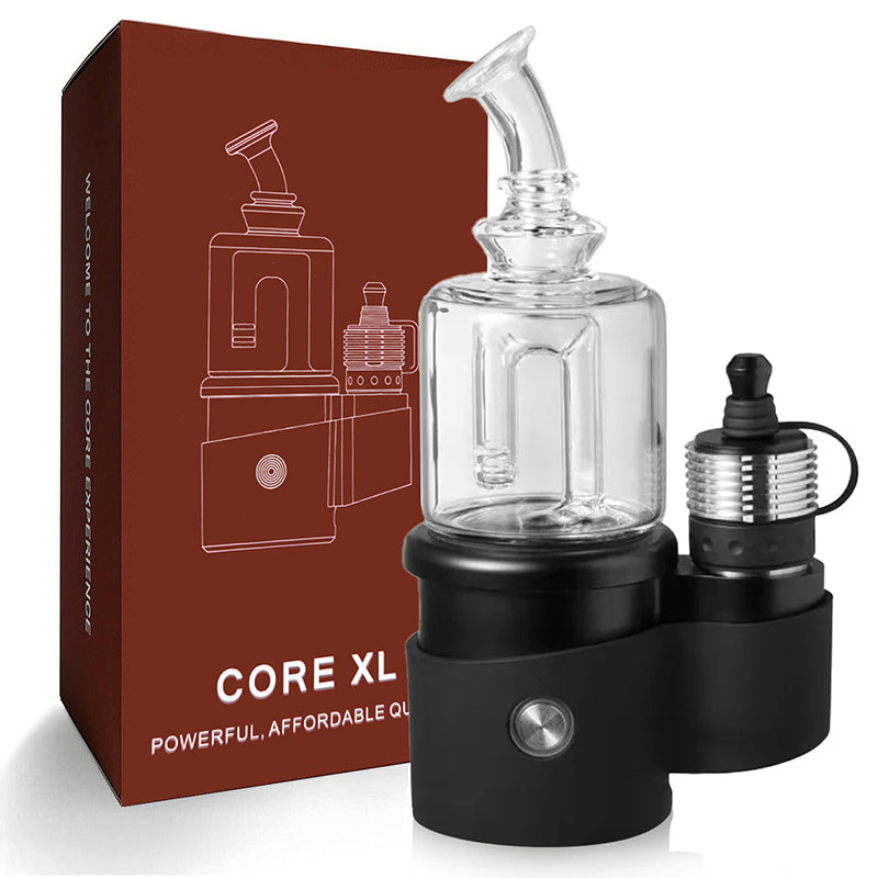 Crossing Core XL E Rig Kit - 6 Adjustable Heat Settings, Portable Dab Rig with Free Dab Pen for Concentrates | Perfect for Home Use, Travel & On-the-Go Dabbing