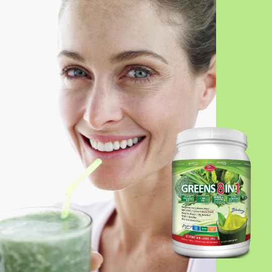 Olympian Lab Greens Protein 8-in-1 Superfood Powder - 388g | Plant-Based Nutrition for Energy, Digestion & Detox | Perfect for Smoothies, Shakes & Healthy Lifestyles