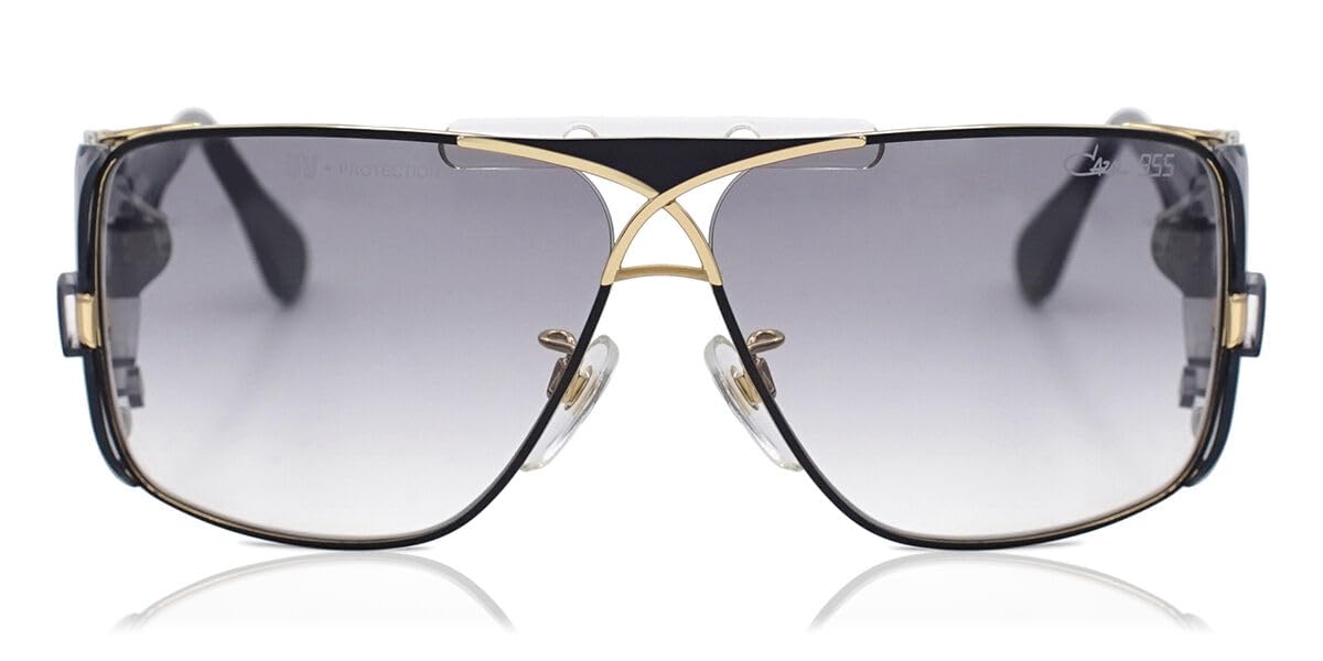 Cazal CAZAL LEGENDS 955 Gold Black/Light Grey Shaded 63/11/120 Men's Sunglasses - Stylish UV Protection for Driving, Outdoor Activities & Fashion
