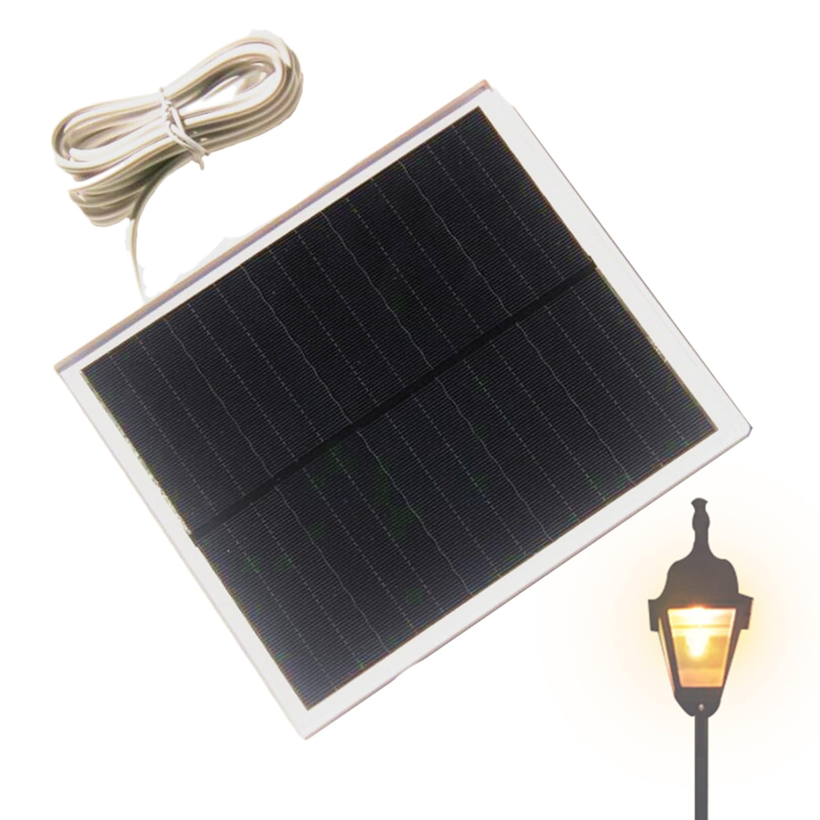 10W Solar Panel for Ring Doorbell - 360° Adjustable Monocrystalline Solar Charger with Weatherproof Design | Perfect for Home Security & Outdoor Camera Power Supply