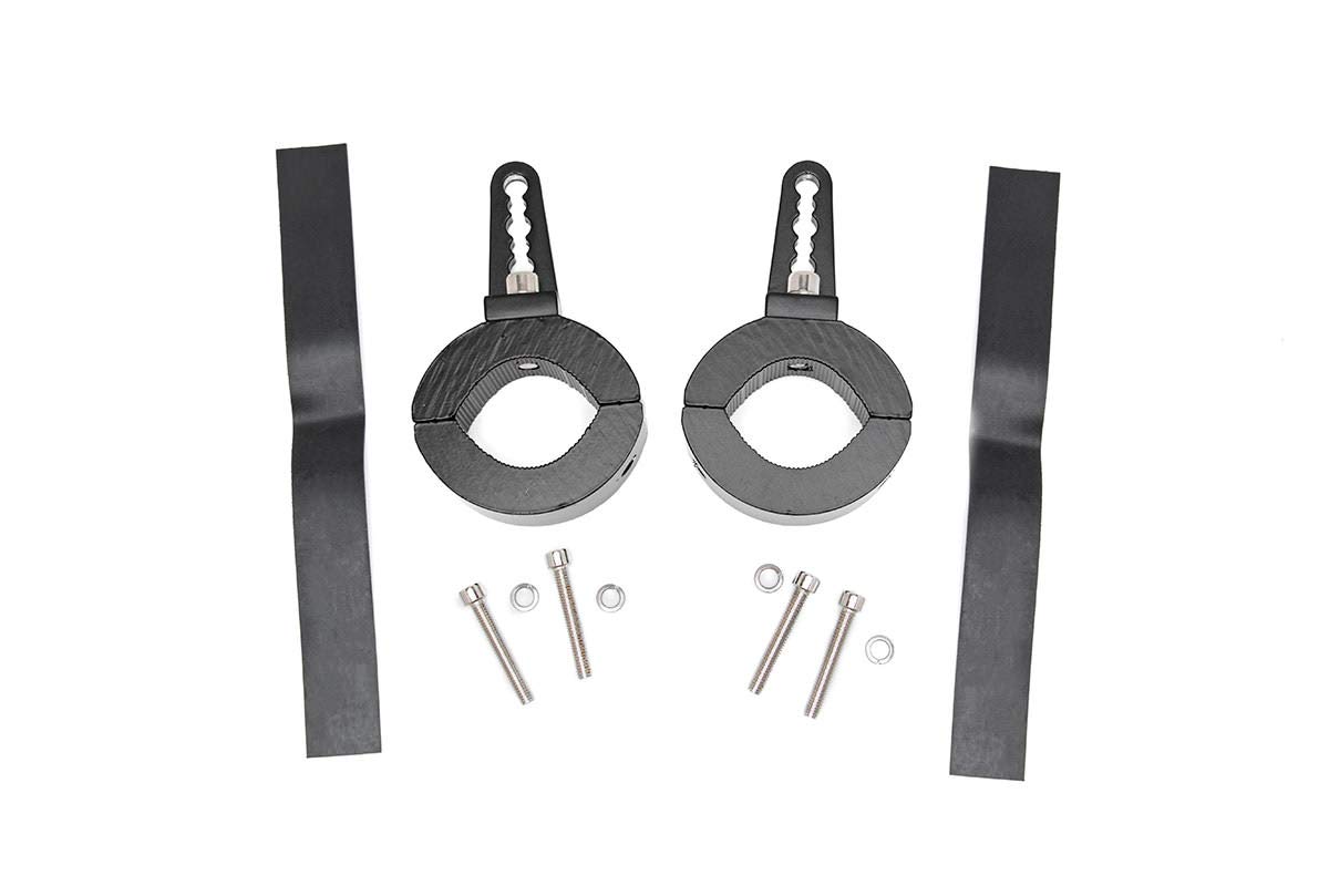 Rough Country Adjustable LED Light Mounting Clamps for 1.65-2